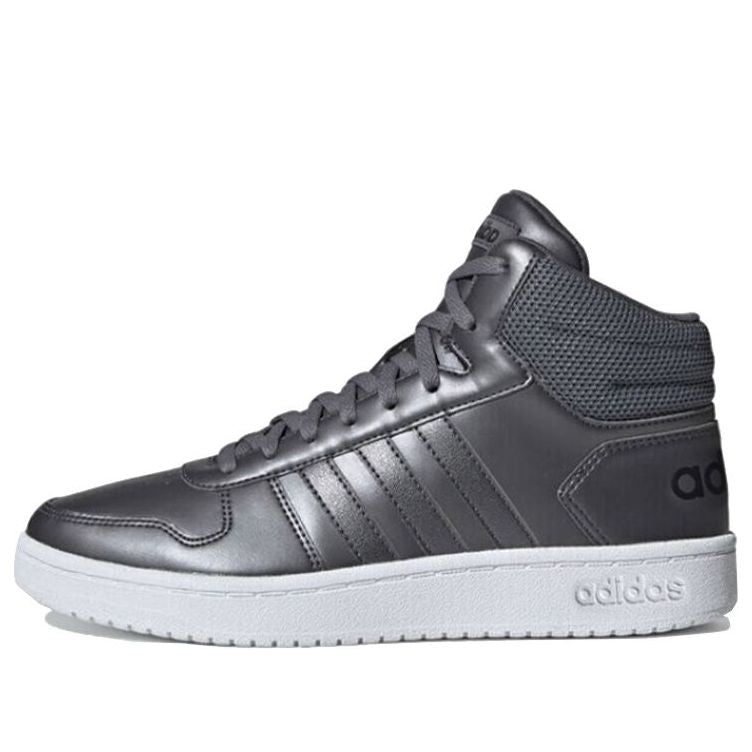 (WMNS) adidas Hoops 2.0 Mid 'Grey White' EE7856