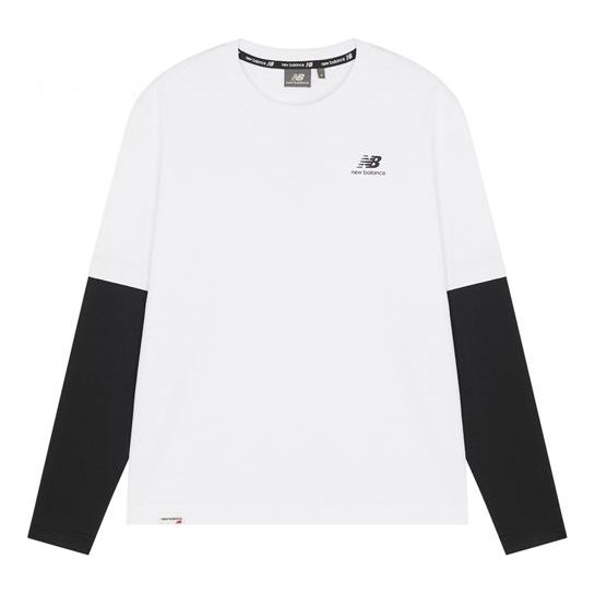 New Balance Classic Long Sleeve Tee Asia Sizing 'White Black' 5DC16063-WT