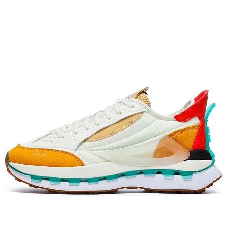 (WMNS) FILA KM Shoes 'White Yellow Orange' F12W233113FCG