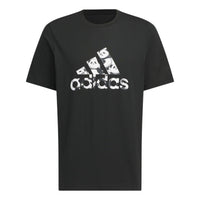 adidas China T-Shirt Asia Sizing 'Black White' JI6834