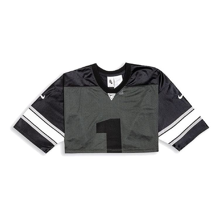 (WMNS) Nike Lab Collection Rugby Short Sleeve 'Black' AR5967-010