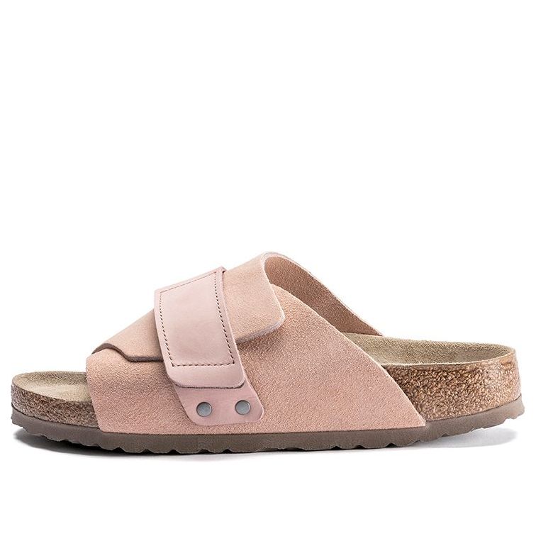 (WMNS) Birkenstock Kyoto Series Cowhide Suede Cozy Soft Sole Fashion Pink Version Sandals 1019722