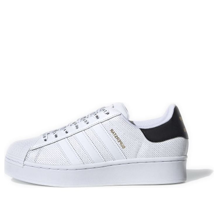 (WMNS) adidas Superstar Bold 'White Black' FV3443