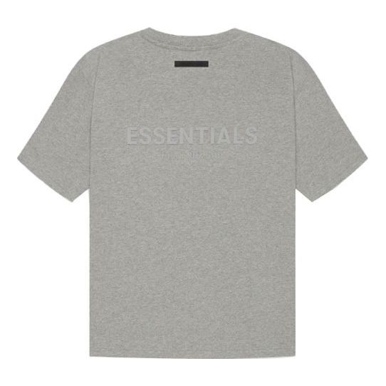 Fear of God Essentials SS21 Short Sleeve T-Shirt 'Dark Heather Oatmeal' FOG-SS21-613