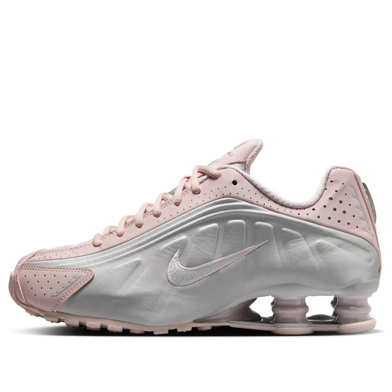 (WMNS) Nike Shox R4 'Barely Rose Metallic Platinum' AR3565-600