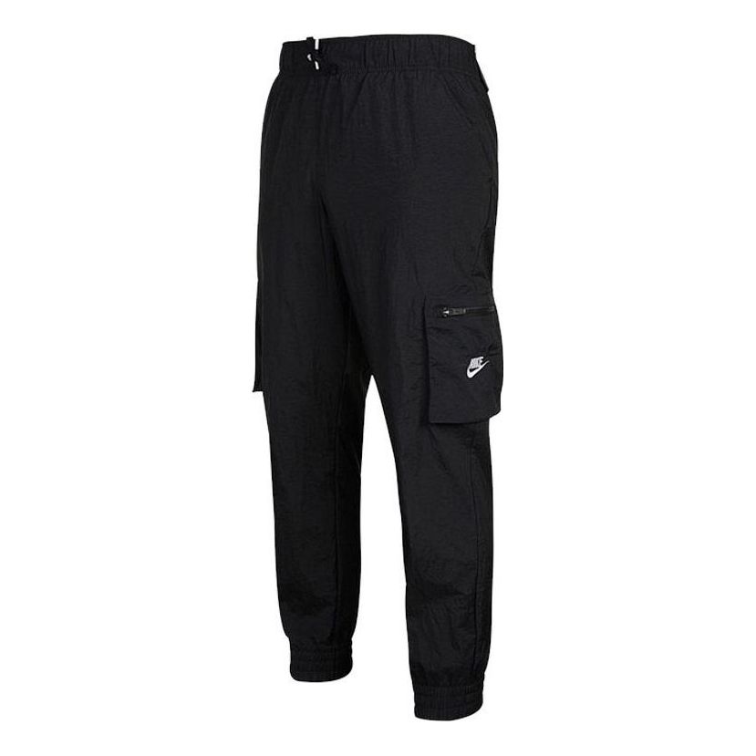 (GS) Nike Sportswear Woven Cargo Pants 'Black' DD6285-010