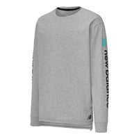 New Balance R.W.T. Graphic Long Sleeve Heathertech Tee Men's Grey AMT03063-AG