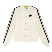 (WMNS) Gucci x adidas Mohair Knit Cardigan 'White' 717329-XKCMO-9791
