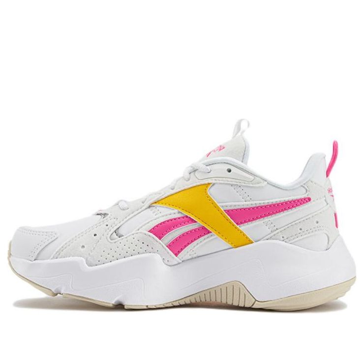 (WMNS) Reebok Turbo Restyle 'White Yellow Pink' IG9512
