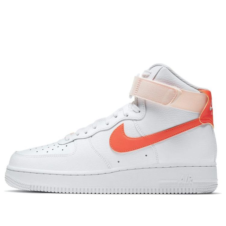 (WMNS) Nike Air Force 1 High 'White Orange Pearl' 334031-118