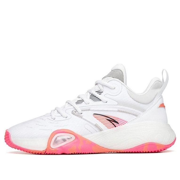 ANTA Cement Bubble Basketball Shoes 'White Pink' 112211602Q-2