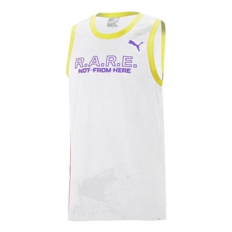 PUMA Rare Crew Neck Basketball Jersey 'White' 537100-01