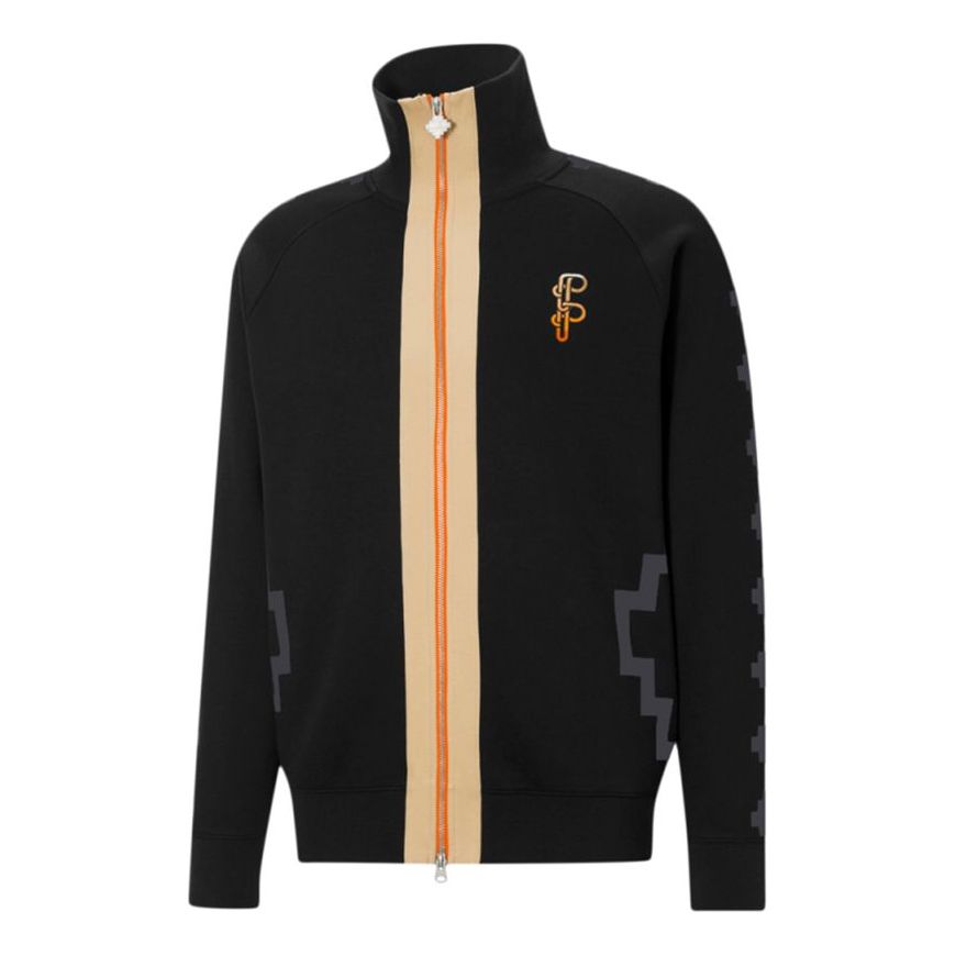 PUMA x PRONOUNCE Crossover Contrasting Colors Casual Sports Knit Jacket Black 532141-01