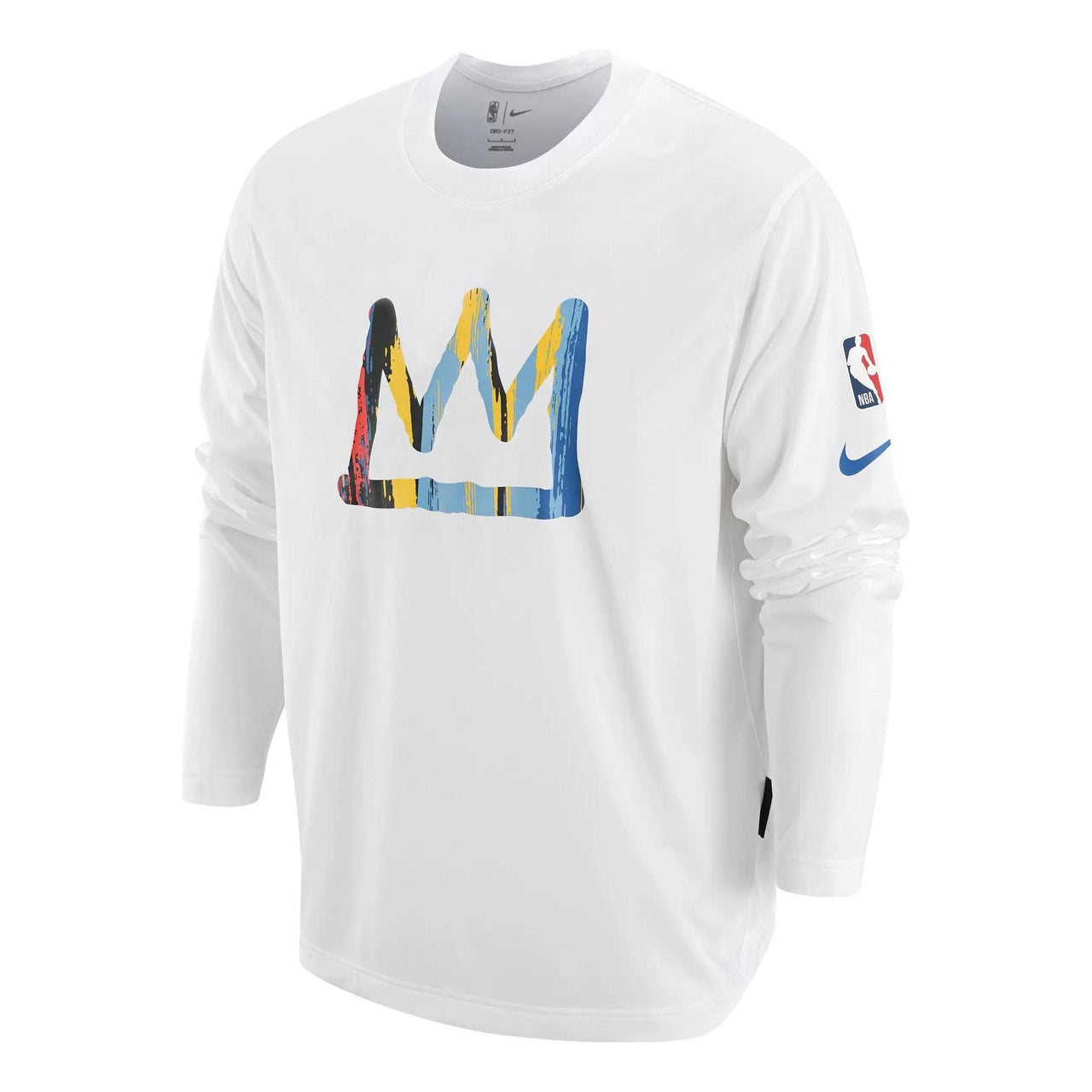 Nike x NBA Brooklyn NETS Long Sleeve 'White' DR2182-100