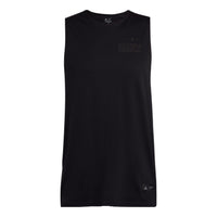 adidas U Prly Slvls T Solid Color Round Neck Loose Sports Vest Unisex Black HK4514