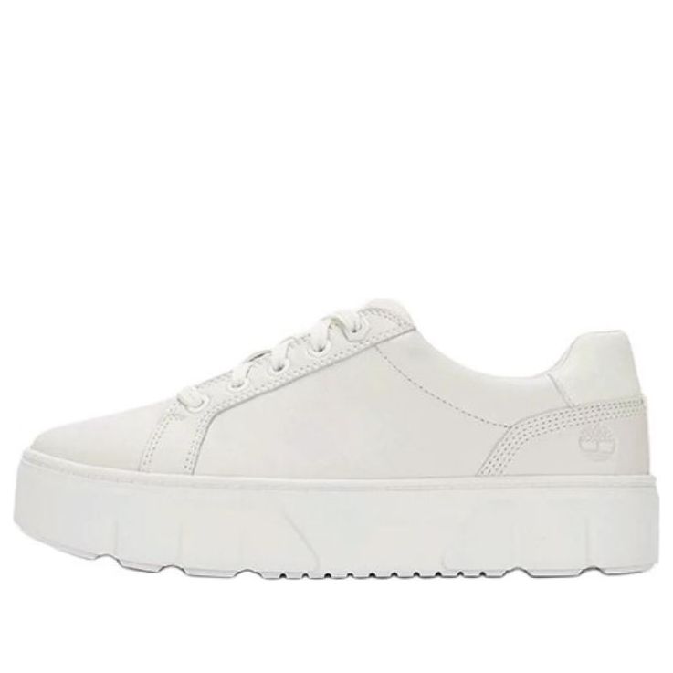 (WMNS) Timberland Low Lace Up Sneakers 'White Full Grain' A61FGW