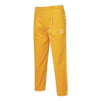 PUMA Corduroy Woven Pants 'Yellow' 534967-37