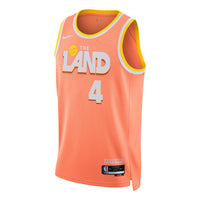 Nike NBA Evan Mobley Cleveland Cavaliers City Edition Swingman Jersey 'Orange Frost' HM5977-837