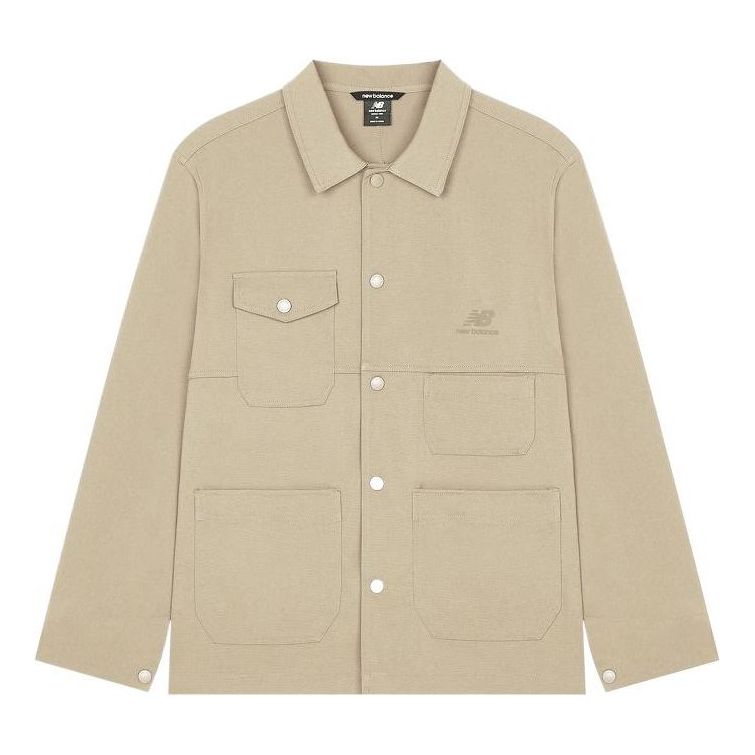 New Balance FW22 Cotton Shirt 'Beige' AMJ23321-DRI