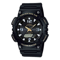 CASIO Waterproof Sports Solar Powered Mens Black Analog AQ-S810W-1