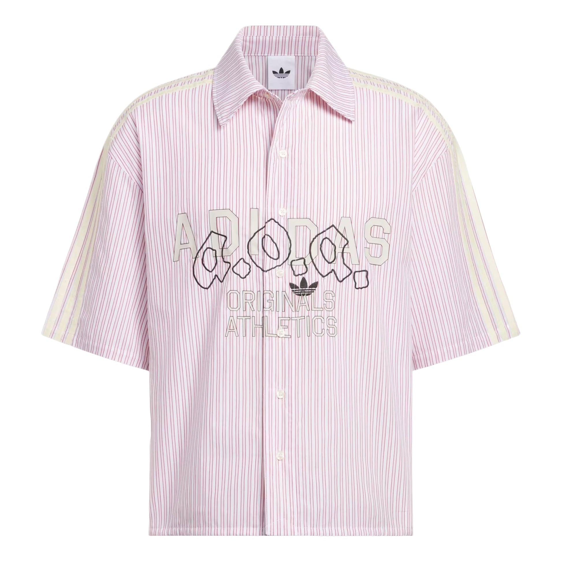 adidas AOA Button Up Shirt Asia Sizing 'Team Victory Red' KT7989