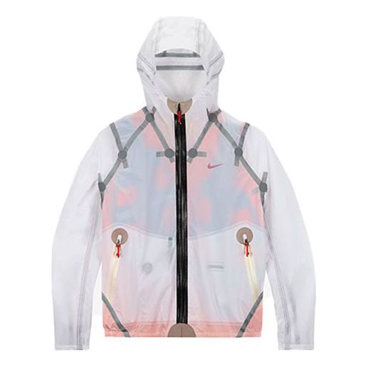 Nike Lab ISPA Inflate Jacket 'White Team Orange Soar' AO0815-100
