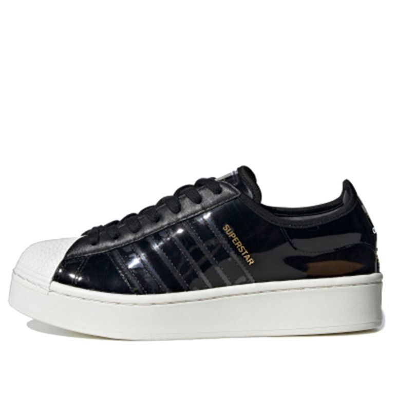 (WMNS) adidas Superstar Bold 'Black Off White' FW8423