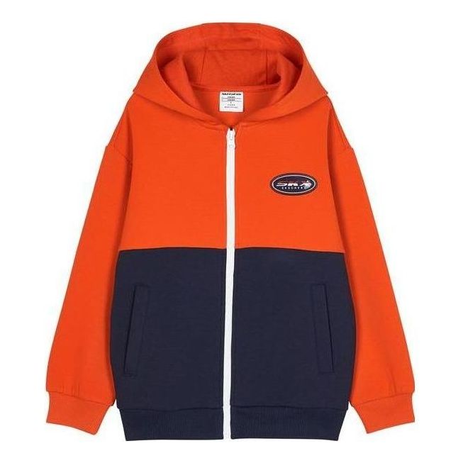(GS) Skechers SKX Hooded Jacket 'Orange Navy' L321B073-01CC