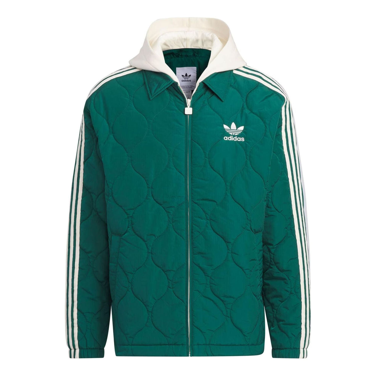 adidas Originals Classic Sport Jacket Asia Sizing 'Green White' IW6285