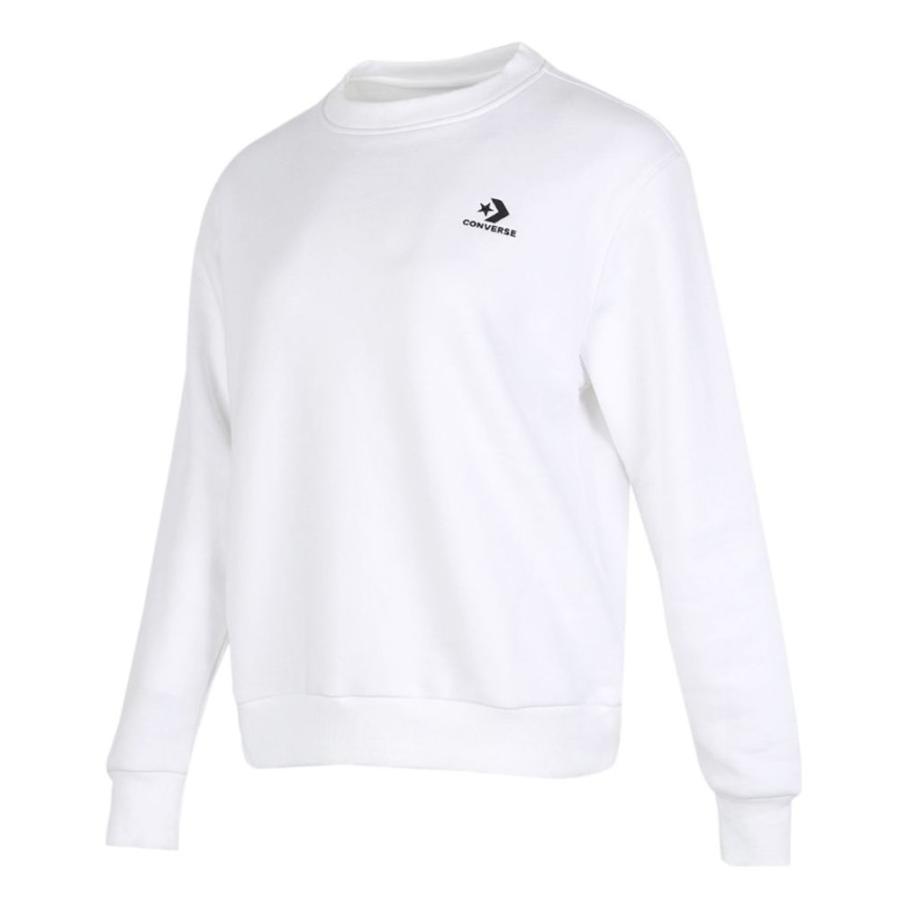 (WMNS) Converse Casual Sweatshirt'White' 10020870-A07