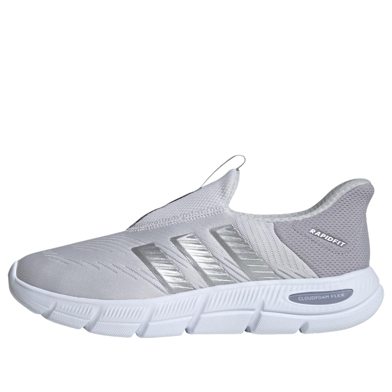 (WMNS) adidas Cloudfoam Flex Lounge Rapidfit 'Dash Grey Silver Metallic' HQ4942