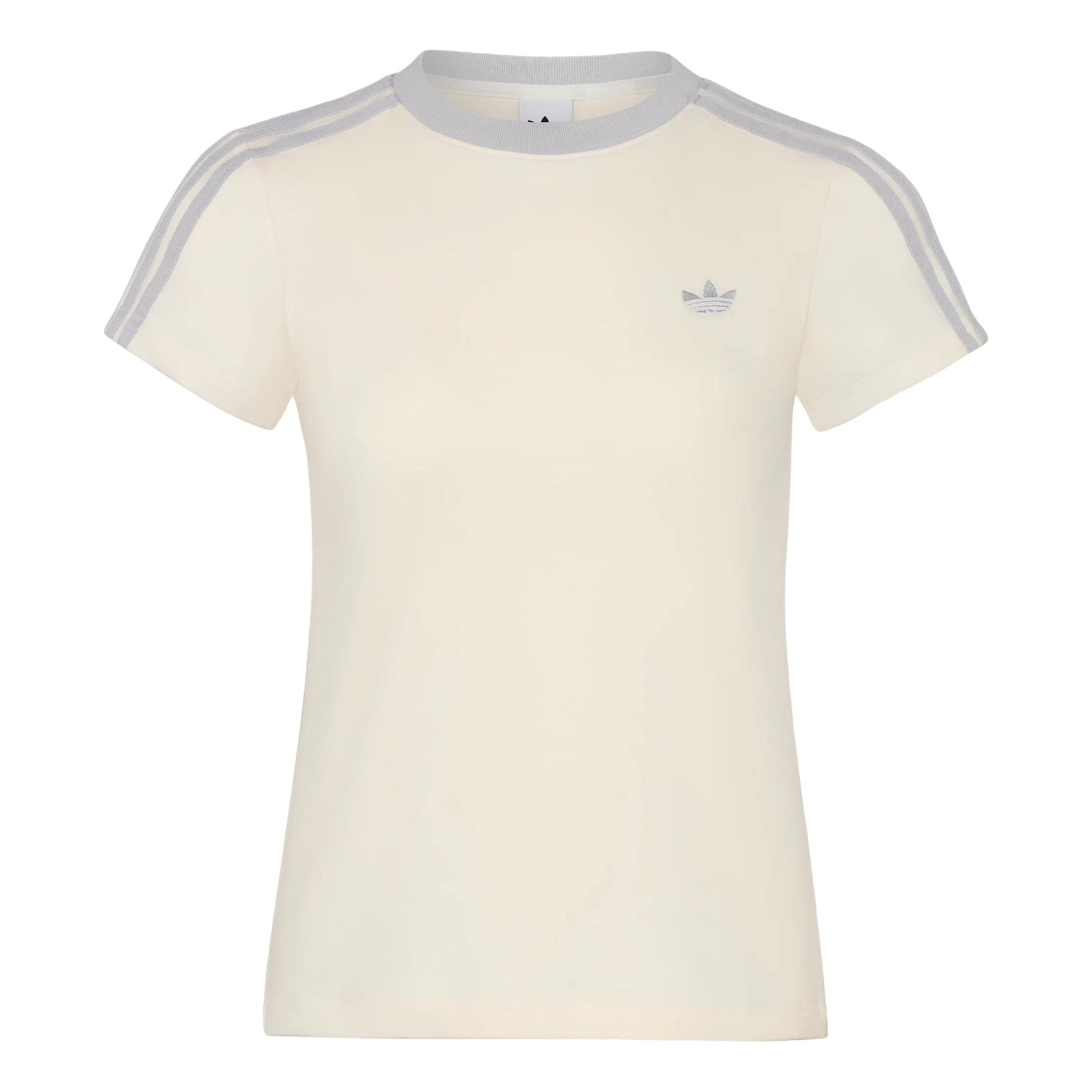 (WMNS) adidas Tailored Cali T-Shirt Asia Sizing 'Chalk White' KT7790
