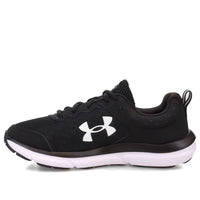 (WMNS) Under Armour Assert 9 Running Shoes 'Black White' 3026180-001