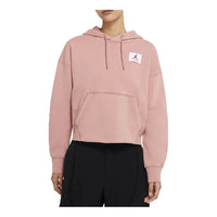 (WMNS) Air Jordan Flight Fleece Pullover 'Pink' CV7738-614