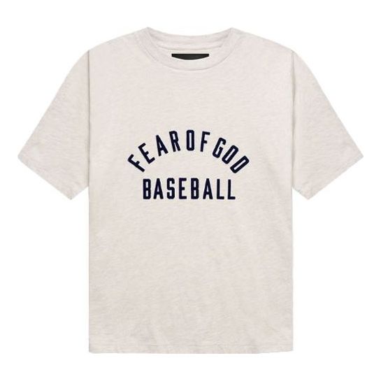 Fear of God Baseball Tee 'Cream Heather Navy' FG50-063OCJ-108
