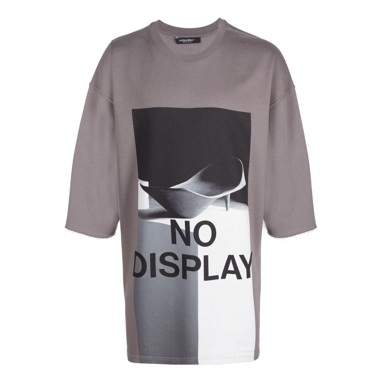 A-COLD-WALL* No Display Oversized T-Shirt 'Mid Grey' ACWMW105MID
