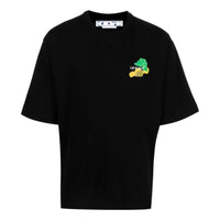Off-White SS23 Brush Arrows Logo Print Tee OMAA120S23JER0011084