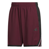 adidas Crazy Lite Shorts Asia Sizing 'Maroon Black' KV9672