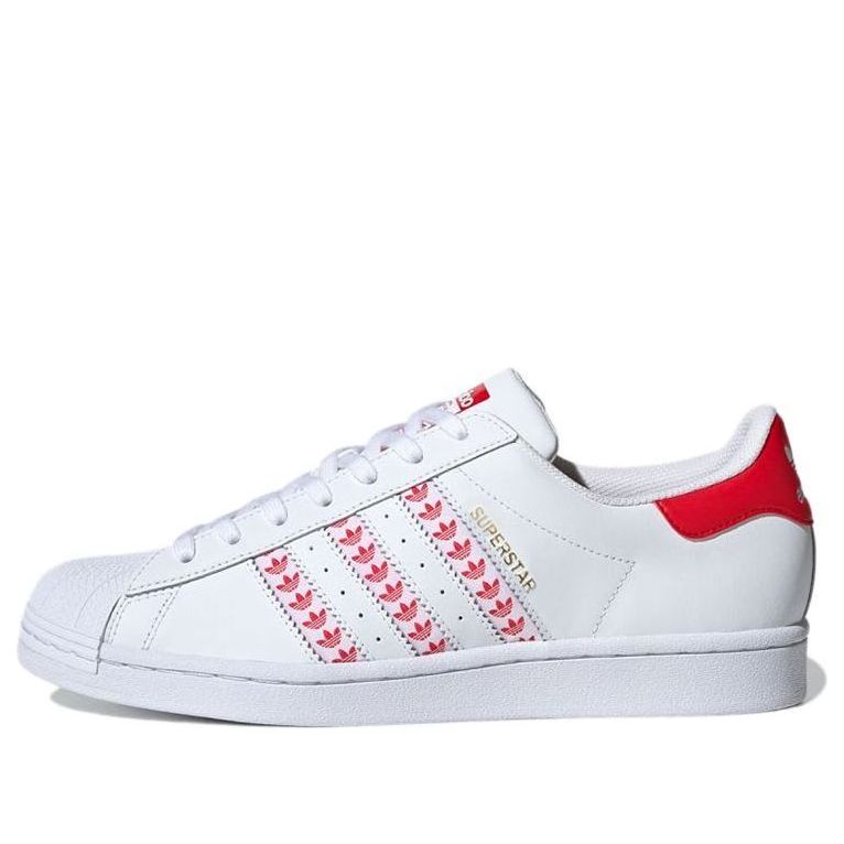 adidas Originals Superstar Sneakers 'White Red' FY3495