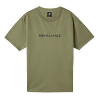 New Balance x Noritake Unisex Logo Round-neck Green AMT02377-OV