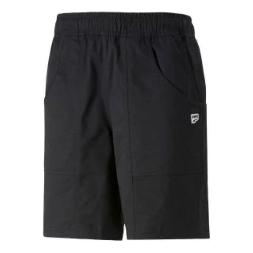 PUMA Logo Downtown Shorts 'Black' 537728-01