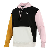 PUMA Sports Colorblock hooded Casual Pullover Black 533040-51