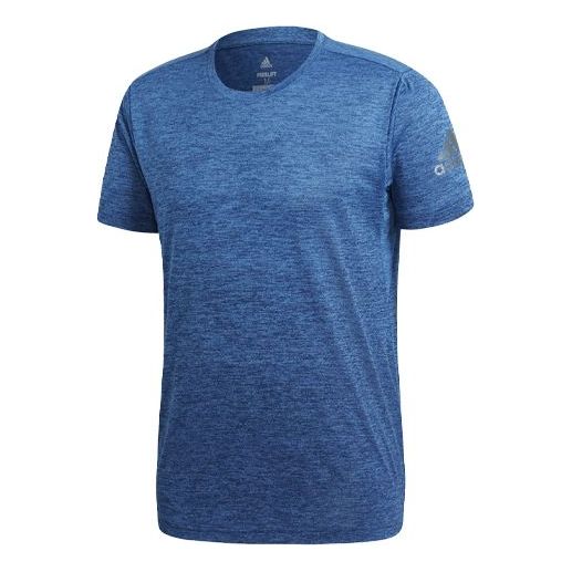 adidas FreeLift gradi Training Sports Short Sleeve Blue CW3436