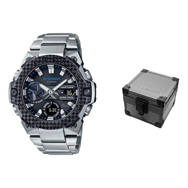 CASIO G-Shock Analog-Digital 'Black Silver' GST-B400XD-1A2PFT