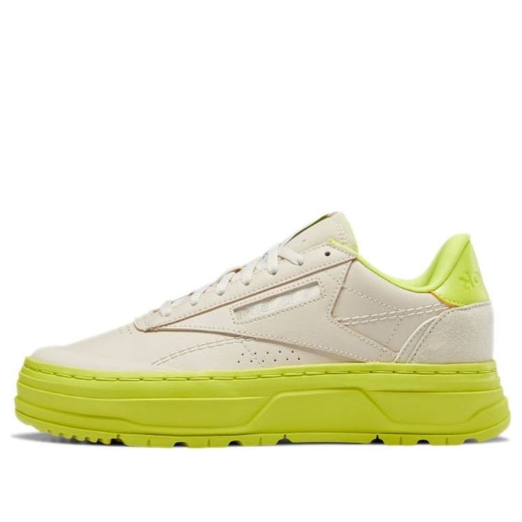 (WMNS) Reebok Club C Double Geo 'Cream Yellow' GW5438
