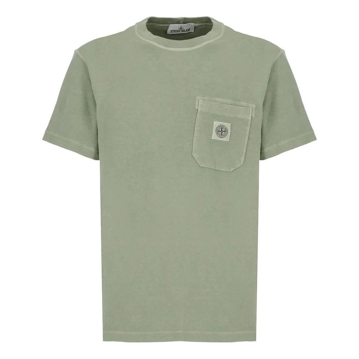 STONE ISLAND Plain Logo T-shirts 'Green' 101521957-V0155