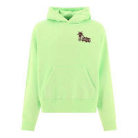 Palm Angels Douby Logo Printed Cotton Hoodie 'Bright Green' PMBB058E23FLE0035037