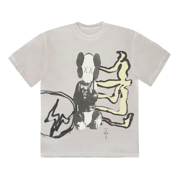 Travis Scott Cactus Jack x KAWS For Fragment Tee 'Vintage Wash' CJFR-SS01
