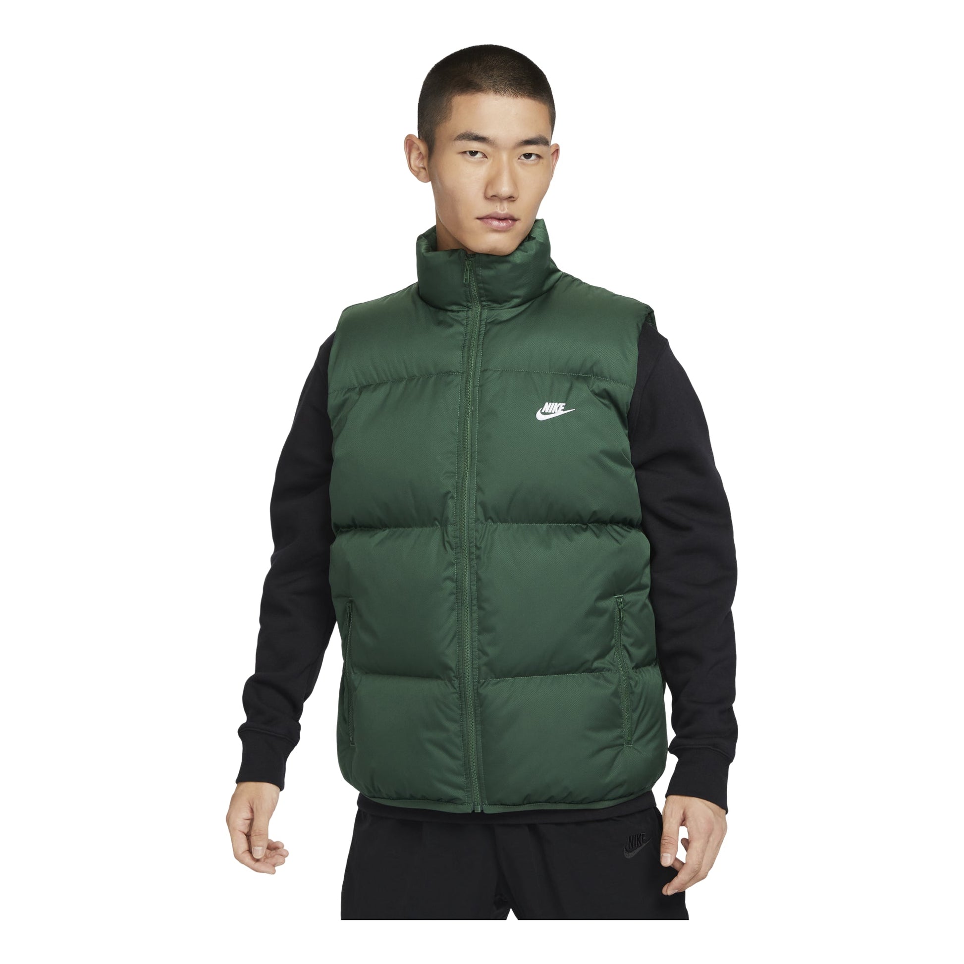 Nike Sportswear Club PrimaLoft Water-Repellent Puffer Vest Asia Sizing 'Green' FB7374-323