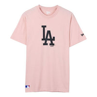 New Era Printing Logo Short Sleeve Couple Style Pink 12147609